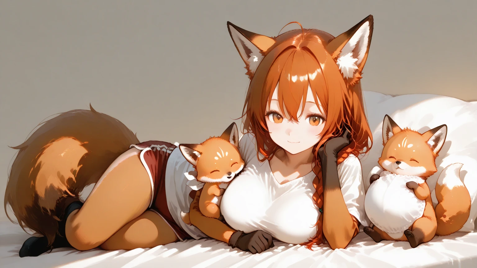 seorang anak laki-laki dirinya adalah seorang furry/kemono (fox color orange) dan dia adalah penjelajah waktu yang suka berpetualang dan menjelajah waktu, di belakangnya ada jam yang sangat besar dan latarnya berwarna merah dan biru, anime 2D, ukuran gambar cukup 1:1 saja, dan dia keren dan sangat tampan