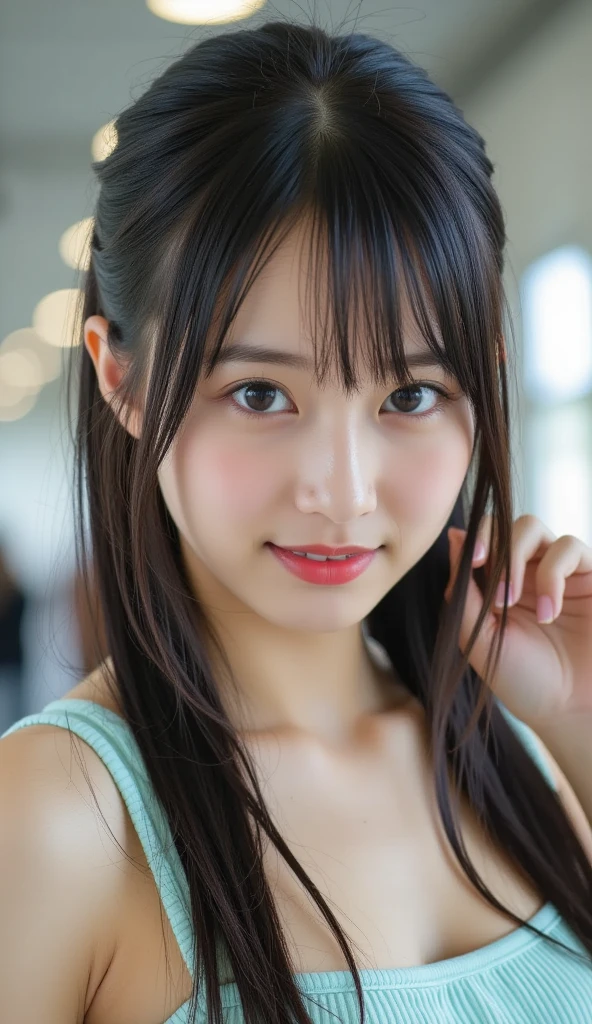 (best quality,4k,8k,highres,masterpiece:1.2),ultra-detailed,(realistic,photorealistic,photo-realistic:1.37),romantic lighting,(portraits,erotica,realism),soft pastel colors,a girl in a garden,beautiful detailed eyes,beautiful detailed lips,extremely detailed eyes and face,long eyelashes,flowing hair,blowing in the wind,cheerful smile,delicate features,blush on cheeks,playful expression,attractive appearance,curvy figure,slender waist,mini skirt,magnificent garden,fragrant flowers,dappled sunlight,green grass,lively birds,chirping birds,gentle breeze,peaceful atmosphere,sunlit trees,playful butterflies,tranquil scene