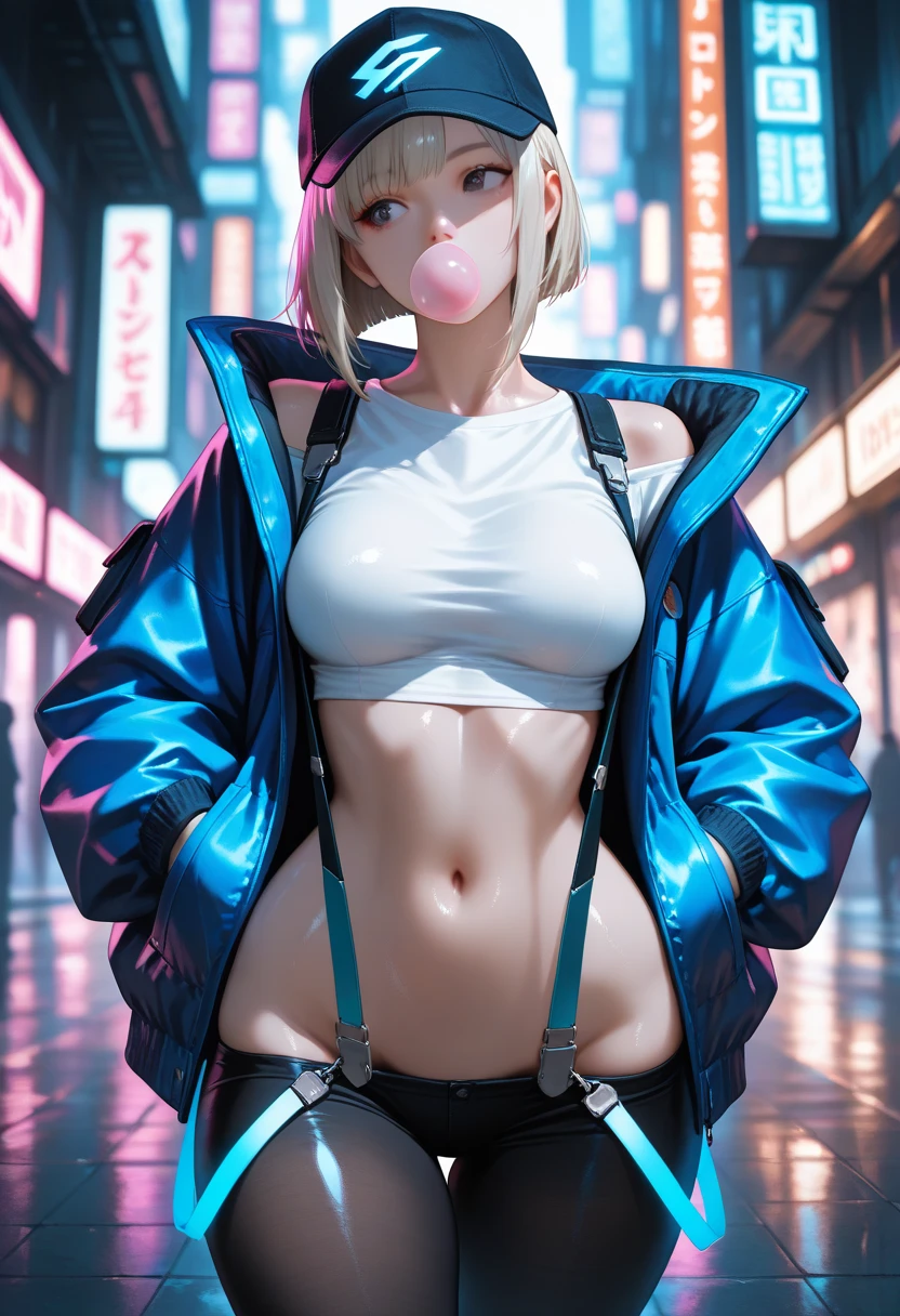 (table top), sexy、Natural light, realistic, camel toe, diffused shine, Depth of written boundary, professional lighting、Big eyes、eyes are blue、blonde、Russia、Live venue、Microphone in right hand、big smile、A little scream、wrinkles between eyebrows、、camel toe、huge tit、Nipple Puffs、cleavage、Plump、Super big breasts、super big butt、long hair、gray hair