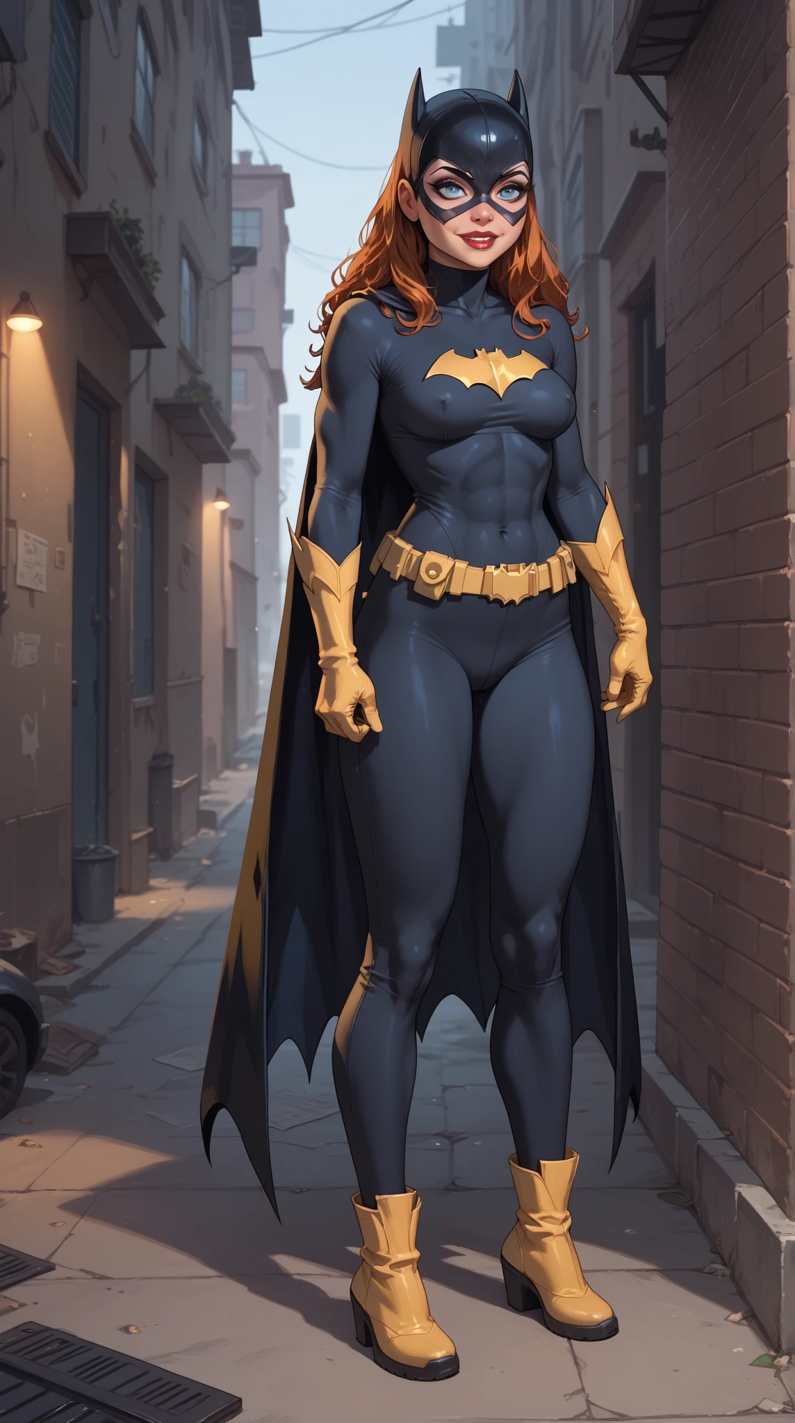 ((masterpiece)),(((best quality))),((character design sheet)), (Amy Anderssen) face,  illustration,1woman, environment Scene change, (long hair:1.4),((full body view, batgirl tight suite:1.5)),DC comics , athletic, black legs, thick legs, scribbles and marks,  ((detailed face:1.1)), (big breasts:1.2, round ass, fat ass, large ass:1.6), rough sketches, (puffy  lips:1.5), pose too, posing like a model, 8k,16k, (oil painting, simple background, light background: 1.3), 