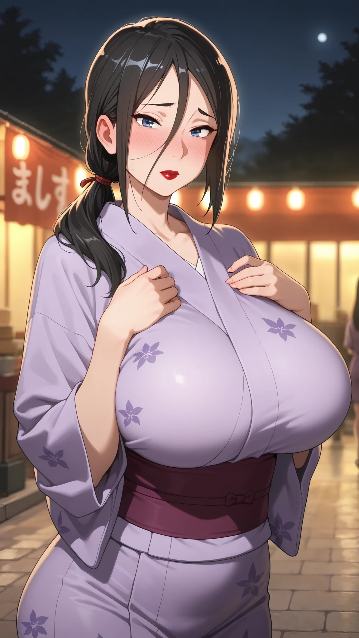 Score_9, score_8_up, score_7_up, score_6_up, score_5_up, score_4_up, source_anime, 1girl, cute ninja girl, young female, sagging gigantic huge breasts, wide hips, thick thighs, huge areolae, areola slip, black areolae, in japanese castle, Sengoku era, sideview, detailed eyes, brown eyes, looking at viewer, crowded, ninja girl costume, fishnet clothing, sleeveless, ahegao, collarbone, head tilt, hairy stomach hair, showing armpit, hairy armpit hair, bukkake, sperm on armpits, cum shot, sperm, sex with big penis boy, Japanese, hentai, crowded, having sex, sex from behind, side view, spreading legs, hand behind the head, fecundation mark, raping, inserting penis, sex posing, sweating, fellatio