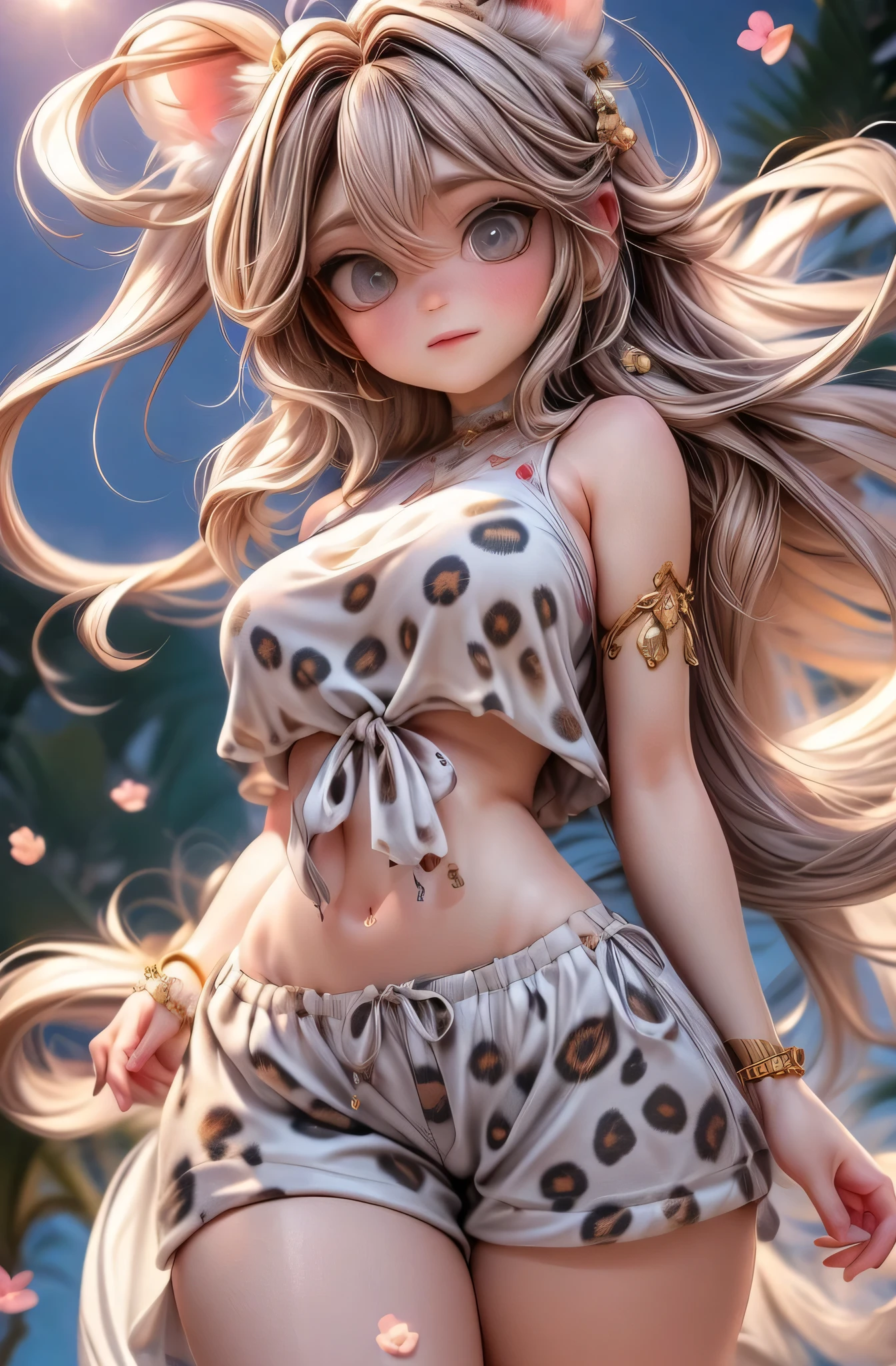 woman,1female,((milf,mom,mature,mature woman,45 years old female,adult)),((((indian girl)))),
(large breasts:1.5),saggy breasts,(((black hair:1.4,dark hair,straight hair,long ponytail hair:1.4,colored inner hair))),(((silver_eyes:1.3))),intricate eyes,beautiful detailed eyes,symmetrical eyes,((((dark skin:1.4,lustrous skin:1.5,bright skin: 1.5,skin tanned,shiny skin,very shiny skin,shiny body,illuminated skin)))),(spider lower abdomen,narrow waist,wide hip,bimbo body,inflated legs,thick thighs),(((detailed face))),
(cute,slutty,sensual,seductive look,seductive,((erotic)),opulent,sumptuous,longingly,(nsfw)),
queen,goddess,fantasy,(arabian clothes, harem outfit, arabian dancing girl,belly dancer outfit,slave,leia slave outfit,jewelry,sheer loincloth, pelvic curtain, midriff, bracelets,),((eyeshadow,elegant makeup,eyelid makeup,gold lips,gold lipstick)),((Transparent cloth:1.1)), (((Sexy fur coat, fur coat outfit, wearing a fur coat:1.3,winter coat))),(arabian jewelry,intricate necklace),(((intricate outfit,intricate clothes,embroidered outfit,ornate outfit))),
(dynamic pose:1.0),embarrassed,(centered,scale to fit dimensions,Rule of thirds),
((snowy pine forest)),winter,scenery:1.25,((intricate scenery)),((snow forest background)),Christmas tree,
(Glossy winter ornaments),highres,sharp focus,(ultra detailed,extremely detailed),(photorealistic artwork:1.37),(extremely detailed CG unity 8k wallpaper),(((vibrant colors,vibrant theme))),(intricate),(masterpiece),(best quality),