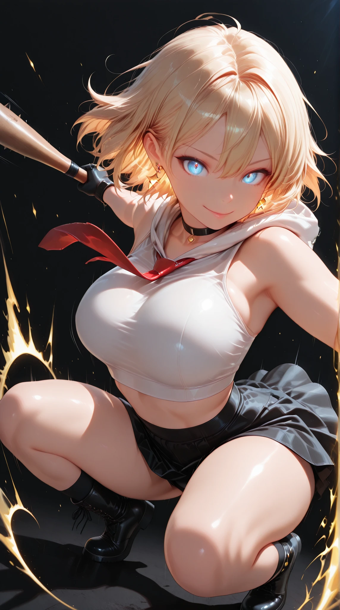 (child body:1.3), (masterpiece, best quality:1.2), (solo), (1girl), best quality, (photorealistic:1.4),ultra detailed, solo, looking at viewer, yoimiya, genshin impact, love in eyes, double ponytail, bow hairpins, shyness, blushing, crying, cute, drooling, shyning, rolling eyes, miniskirt, exposed panties, hands raised above the head, standing, big breasts, leg rings, white liquid, binding, single