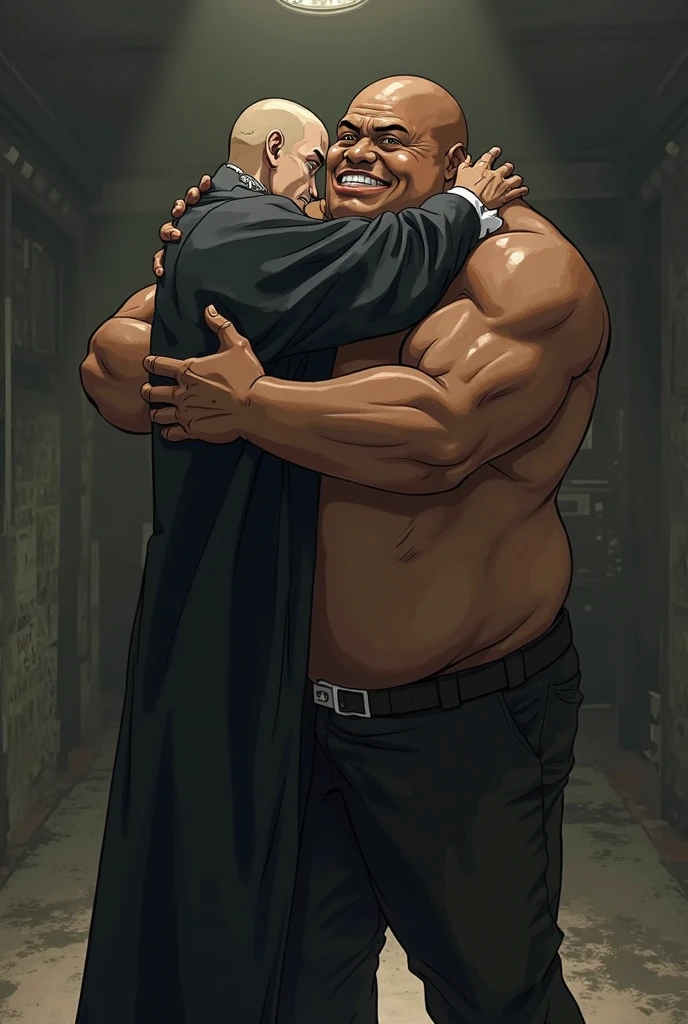 Fubuki from one punch man having sex muscular black man with penis