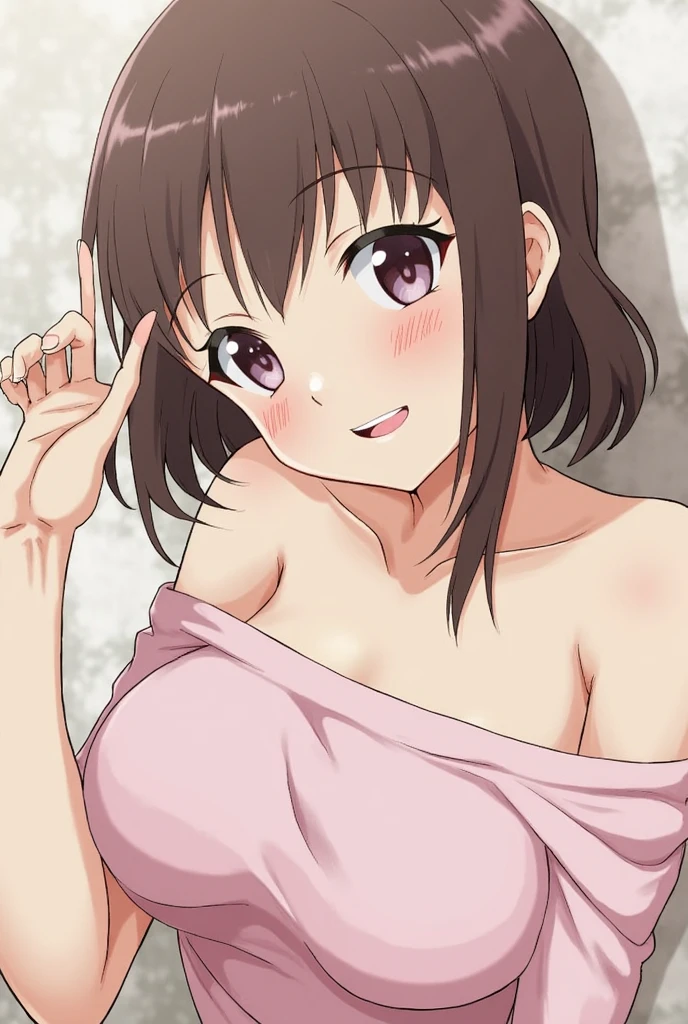 anime、(Cute 18 year old delicate beautiful girl:1.4)、(Full nudity:1.5)、(Show me your breasts:1.8)、(Beautiful nipples:1.3 )、Small breasts、Black Hair