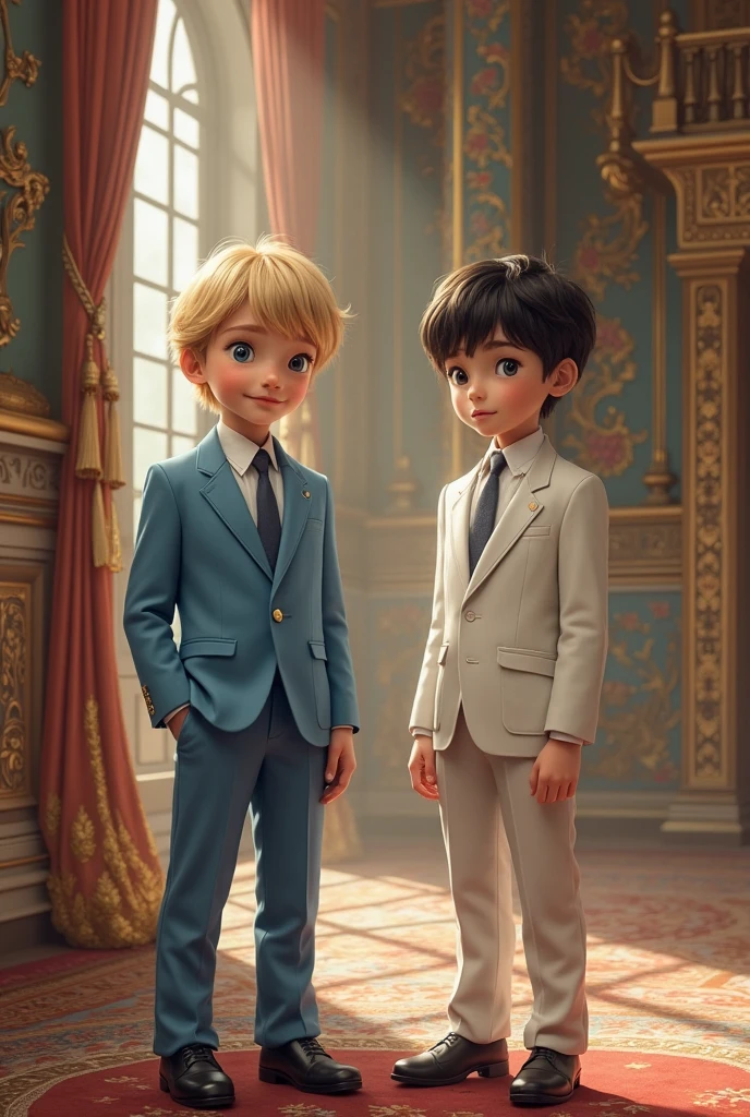 The little prince and the rose