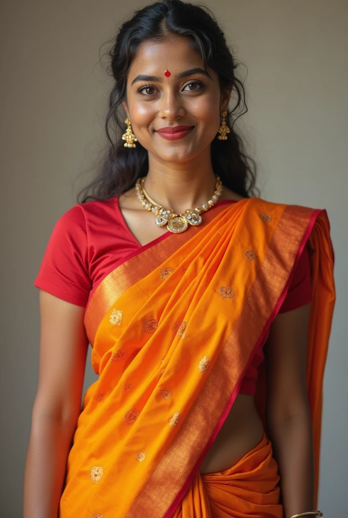 tamil hot aunty in half less saree,