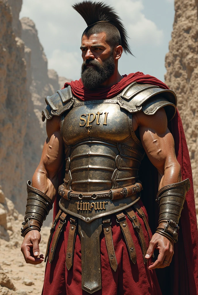 ISpartan ll7 large lettering. Background a Spartan.