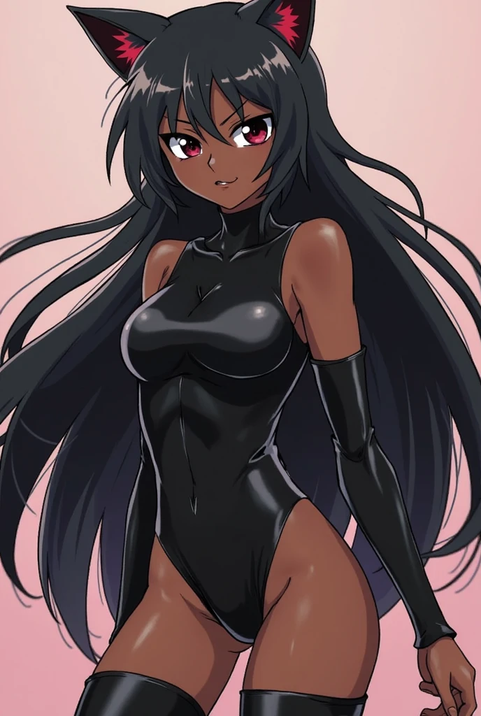 thighs、dark skin、