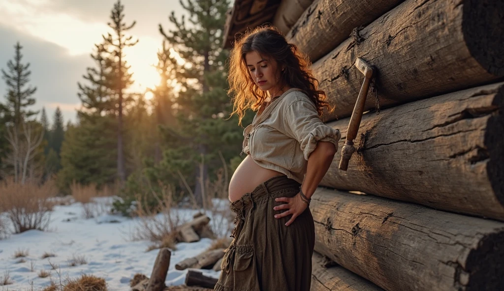 huge chubby viking woman pregnant mail clothes