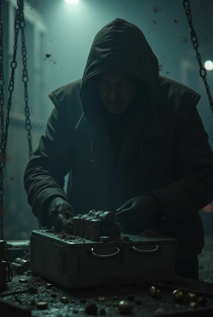 Scene 49: Post-Credits Scene 1: The Next Threat
A mysterious figure finds remnants of "Crumbs’" technology, hinting at a new villain emerging from the shadows.