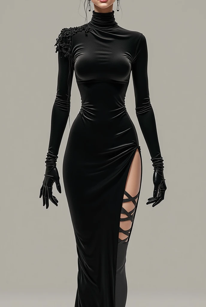 Rated R, nsfw, sexy female cyborg, magazine cover, poster art , Lovecraftian horror tattoos, tattoos, hint of vibrant, bold huge text, matted design layout.