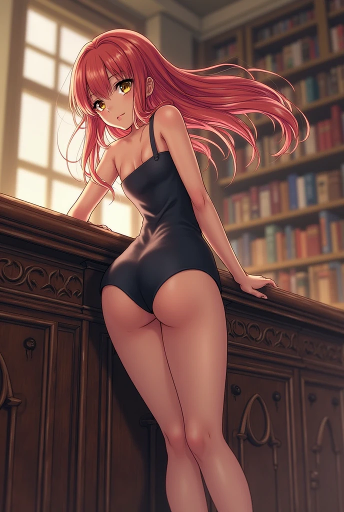 kushina, long hair, hair ornament, red hair, red head, hairclip, (grey eyes:1.5), full body,  indoors, BREAK (masterpiece:1.2), best quality, high resolution, unity 8k wallpaper,  perfect lighting, extremely detailed CG, (perfect hands, perfect anatomy), closing eyes in her smile, ((naked)), 