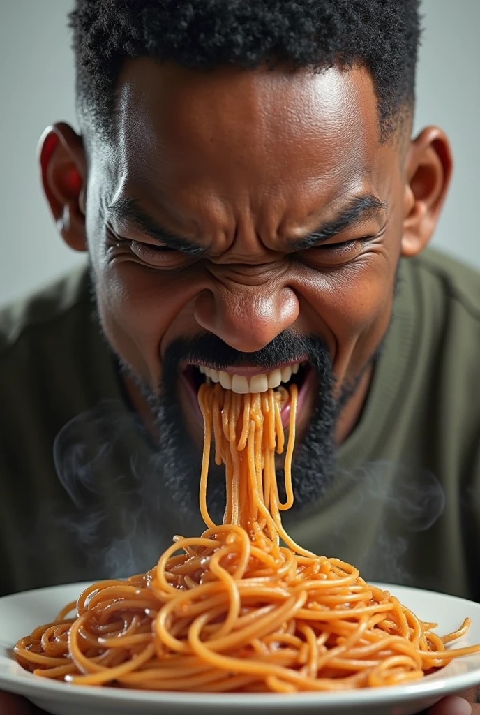 <lora:weirogs_del:1.1>, will smith eats spaghetti, screaming, crazy