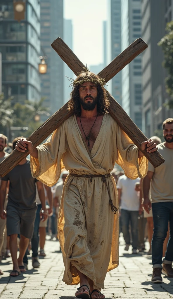 (extremely realistic 3D render, masterpiece, highest quality, ultra-detailed), 2001, recreation, (average man:1.2), same era and civilization, (genuine skull:1.3), recovered, (same place and year as Jesus:1.5), authenticity, compelling, (natural-looking skin and hair:1.2), dynamic lighting, timeless --auto