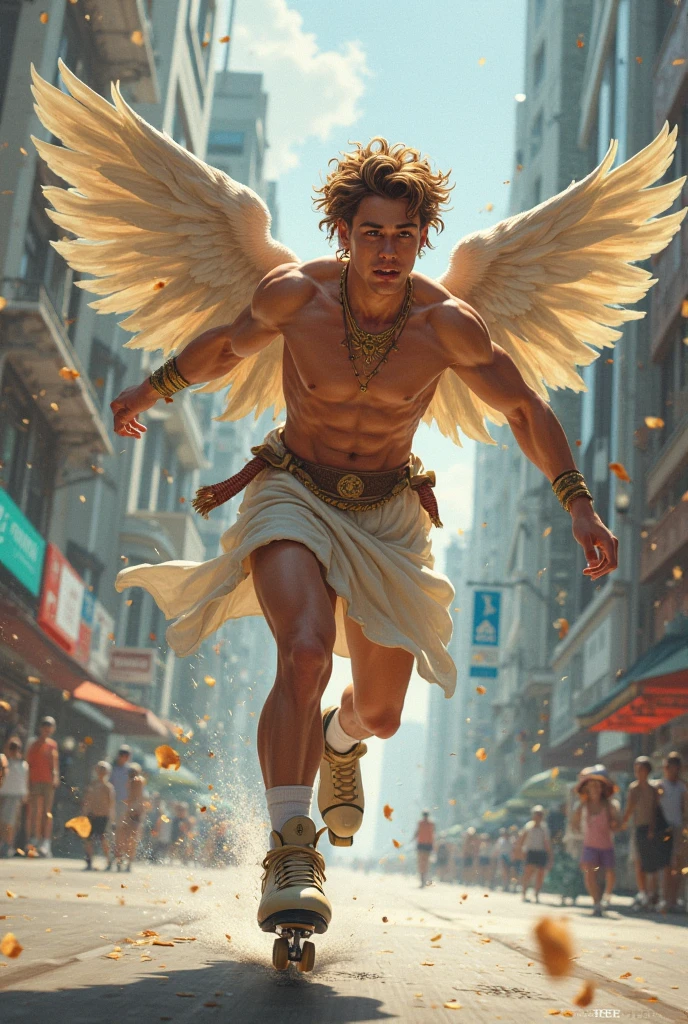 A skinny guy ager , teenung, long shot, he wore sexy briefs, sexy underwaer, in the in a large Victorian castle, has beautiful long curly hair, is in the courtyard of a Victorian mansion in a dynamic pose holding a golden laurel, with birds holding a purple cloth in the sky, and on his back he has golden wings,, with unparalleled attention to detail., This photorealistic portrait combines the style of National Geographic., Capture every detail of his textured skin in 8k resolution. Leica digital SLR camera. His features were clearly visible., From the deep-set eyes to the chiselled jawline., Make this image a true masterpiece..Lift. (8K UHD、RAW Photography、Photorealistic Portrait Leica Digital SLR、Lifelike images), big bulge, (bulgej8), HD, 8k, detail body, (detail face), pefect full body, ((long shot)), Realism, realistic detail, clean long leg, (tall guy), cute face, sand in the feets, (Best quality), realistic、a handsome white skin guy in sheet, white thong, Flawless anatomy、shirtless., ideal male body、male model, majicMIX alpha wheat orange boy band, HD, (8k), Ghost costume - Halloween, clean and white legs , extremely long, (male model), work of art, top quality, (handsome man), perfect body, male model beauty, ((sheer white underwear)), (male focus), (fit body), full body shot, full body shot, full body, (hairless body), tall and slim, shapely body, (young face), skin detailed, Real people, Reality, realistic optics, crazy details, Face model details, Maximum magnification, Exaggerated SurReality, quite, Light and intricate details, High detail, digital painting, art station, concept art, soft focus , pointy, unreal engine 5, 8k, art by Ross Tran and Greg Rutkowski and Alphonse Mucha, ultra HD, 8k, male only screen .8k Ultra HD, dslr, low light, high quality, Fujifilm XT3, model of 2 people, two people, (teenagerery young, male, wonderful, gorgeous,