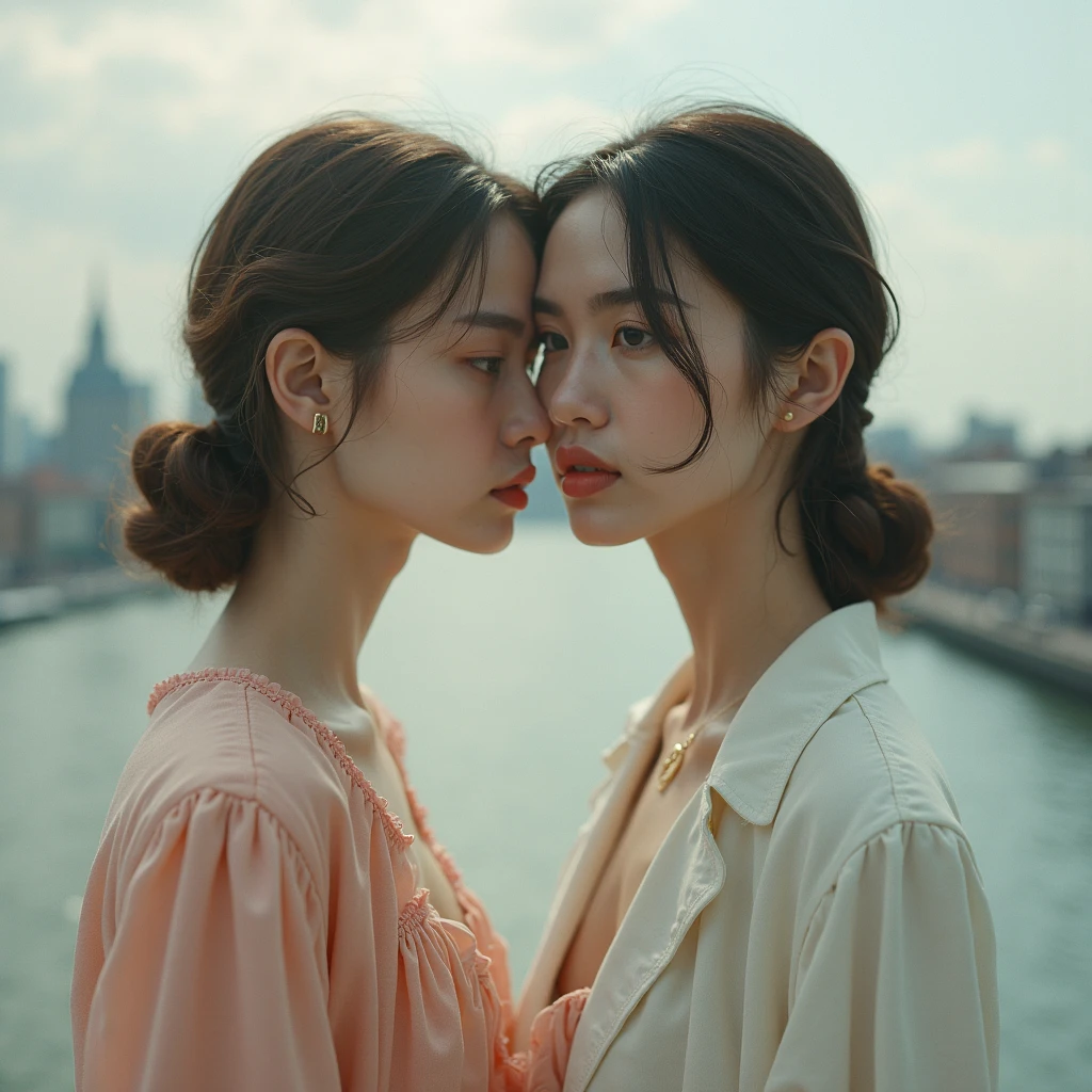 leogirl,2girls,an intimate,sensual photograph of two women sharing sex,their medium-sized breasts and  forms softened by the water's caress,Their eyes meet,a silent conversation of spoken hearts,an imminent kiss hanging in the air,This NSFW tableau,instilled with an air of yuri love,creates a captivating,erotic atmosphere,(different pupil colors:1.1),different hair colors,(different hair lengths:1.3),(grabbing another's ass:1.2),(hands on ass:1.1),hand on hip,female ,yuuhi kurenai,
