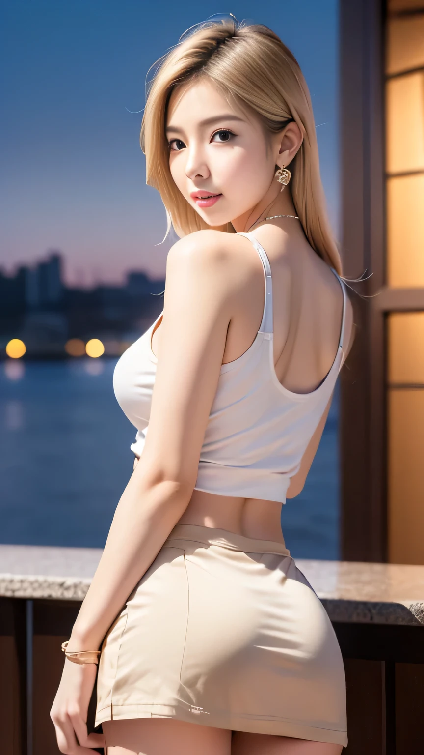 lying on a bed showing off her big fat ass cheeks wearing lingerie, ass focus ((masterpiece, best quality)), blonde pigtails hair, dark eye-shadow makeup around her eyes, dark mascara, thicc body, wide hips, big butt cheeks, large natural hanging breasts, intricate details, high quality, (photorealistic), (rich:1.4), ultra realistic 8k cg, picture-perfect face, flawless, clean, masterpiece, professional artwork, famous artwork, cinematic lighting, cinematic bloom, perfect face, beautiful face, beautiful eyes, 1girl, jihyo from twice, short dark hair, jihyo, kpop idol, standing in a fancy bedroom