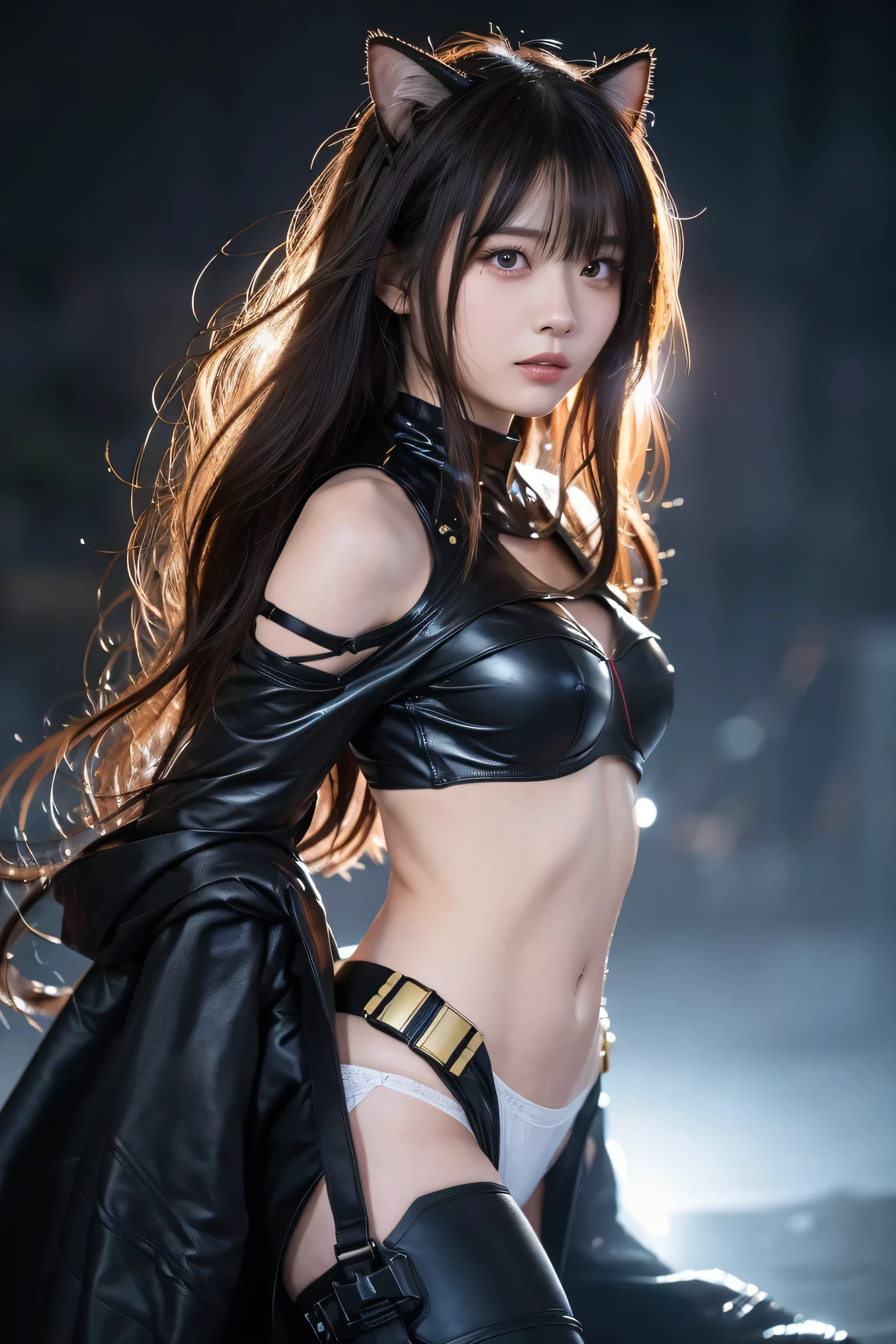 (Highest quality, 8K, 32k, masterpiece, 超High resolution:1.2), (Realistic:1.5), (masterpiece, 非常に詳細な CG ユニティ 8K 壁紙, Highest quality, High resolution:1.2), (Super detailed, 超High resolution:1.2)Cleavage、Completely naked、Completely naked、belly button、Fully exposed pussy、Fully exposed pussy、Super Micro Uniform、, Photo of extremely cute and beautiful Japanese woman, (Long wavy chestnut hair:1.2), Adult, (Detailed beautiful girl:1.4), Highest quality, woman, Adult, (Detailed US Air Force pilot uniform:), (White pilot captain jacket:), (White micro pencil skirt:), Skirt rip.Beautiful sunset、US Air Force Base runway scenery background:, Laugh shyly:1, View your viewers, Facing the audience, ((完璧なwomanの体)), (Tight waist:1.2), (Upper body image:1.3), thin, Abdominal muscles, (Large breasts:1.25), Encircling the head, Wind, Dynamic pose, Cinematic Light, Backlight, Detailed clothing, Perfect Anatomy, Perfect Proportions, Detailed human body, Stylish model posing,