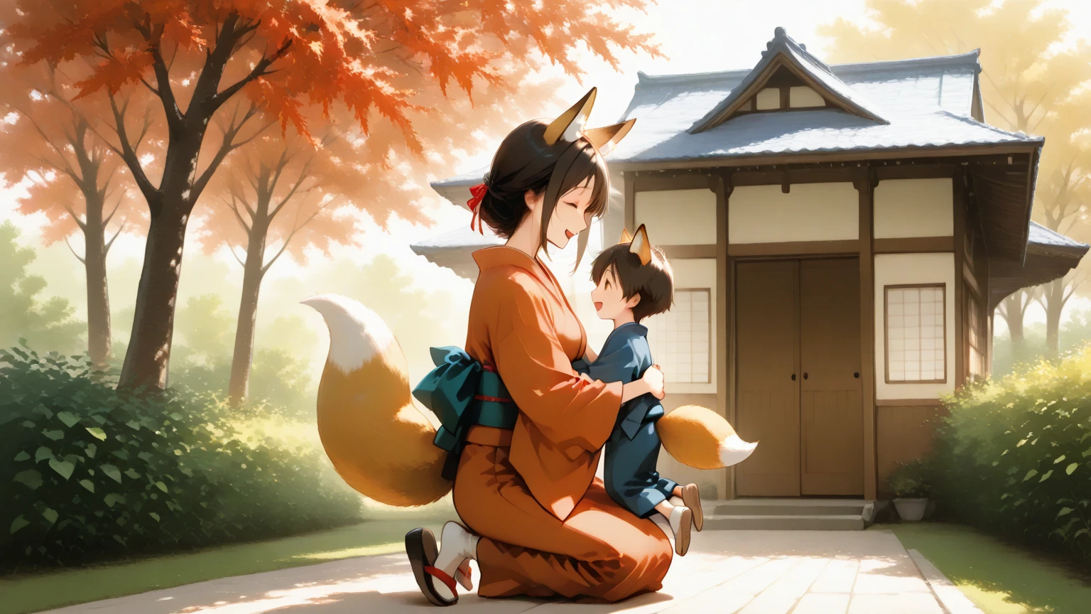 Momo with child