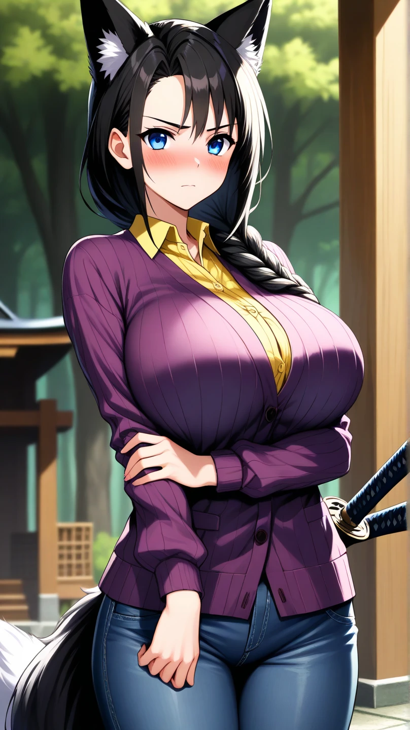 (((Large Breasts、Breast sagging、Low-cut,Cleavage ,Wide hips,)))((Long legs)),Hourglass figure)),