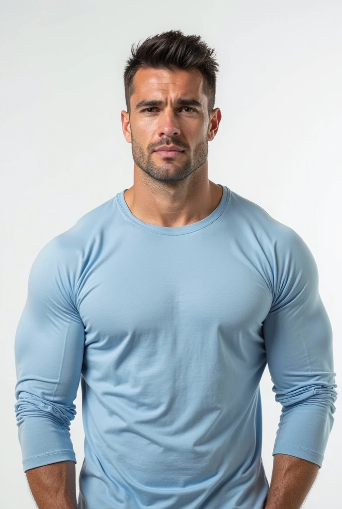A man were onlyfull size undervest