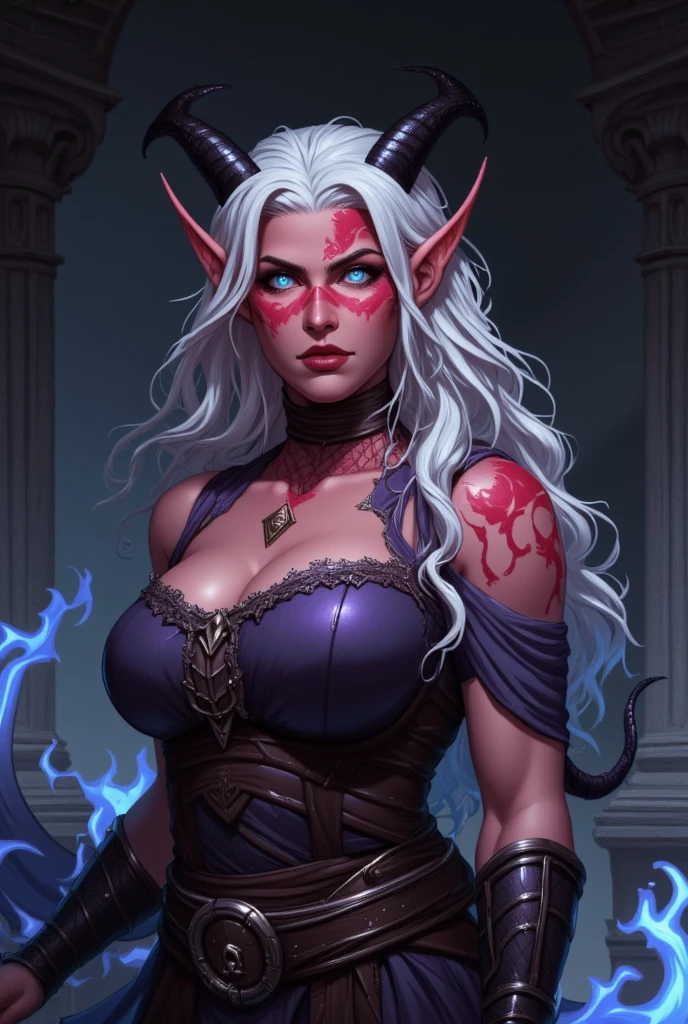 (highly detailed:1.3),
advntr, outdoors, (clear sky:1.2), (day:1.2), (hill:1.3), (belly chain:1.2), (navel piercing:1.2), (tattoo:1.2), (very long hair:1.1), (hair ornament:1.2), (large breasts:1.2), (pubic tattoo:1.3),
1girl, solo, (full armor:1.2), mature female, draenei, (purple skin:1.3), light smile,(arms behind back:1.4), muscular female, leaning forward,
<lora:StarryIncursioStyle:0.7>,
Ultra-detail, (highres:1.1), best quality, (masterpiece:1.3), cinematic lighting, <lora:add_detail:0.5>, <lora:epi_noiseoffset2:1>,