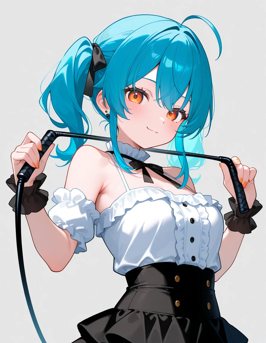 Anime girl with black gloves and purple hat,  hajime yatate, ahegao, ahegao face, from girls frontline, gapmoe yandere, heavy gesture style closeup, by Kamagurka, Anime moe art style,dropping saliva，Hair tied up，Long tongue，Single horsetail，love heart，Place your hands on your chest，Exhale the mist，Get wet，Sweating profusely，teardrop，Bend over，Look up，Pale blue hair，No teeth，dropping saliva, The blue liquid drips onto the face from above, Flowing mucus,Oral sex（grabbing her own breasts：1.2），Full body like，Kneeling，Simple clean white background，Vacuum suction，Suction of mucus，Blue slime，Suction of mucus，Heavy saliva dripping，Barefoot，Mermaid line，musculature，Ambiguous eyes，High-fork panties，Be red in the face，huge tit，over knee socks，open open mouth，Stick out her tongue， dropping saliva，Lick popsicles，White popsicles，Melted popsicles，Hair tied up，Long tongue，Single horsetail，The melted popsicle falls on the chest，Place your hands on your chest，Plenty of liquid，White liquid，Popsicles stick out from the top left corner，over knee socks，no shoe