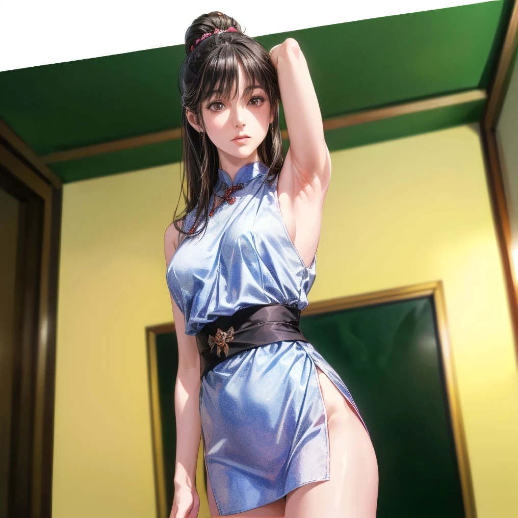 8k, RAW Photos, Highest quality, masterpiece, Realistic, Realistic, (1 Ultimate beauty), ((Yellow Badminton Costume))((Badminton Uniform)),(Strictly adhere to a composition where only one person appears in the photo)、(During a badminton match)(Wear rimless glasses)((On all fours))Highly detailed face, (Perfect Teeth), fine grain, double eyelid, eyelash, Lip details, (((Black short bob hair), (((Very large breasts)))Big Breasts,(((Accentuate your butt)))(((Accentuate your butt)))((Sexy pose))Cowboy Shot, Soft Light, ((Written boundary depth))
Proceed with caution,((,Japanese women)), (((moderately fleshy body, Tight waist))), (((Realistic))(((Rear View)))