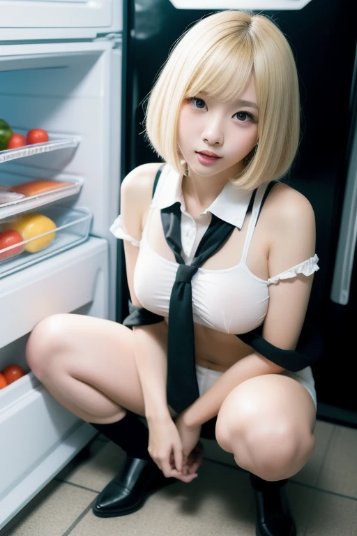 (masterpiece:1.5), (Highest quality:1.8), 8K，16K，Detailed depiction，Big eyes，Cat目，naked，(small nipples:1.5)，Great style，Perfect Anatomy，Beautiful Face，Thin eyebrows，High nose，Are thin，Big dark eyes，neat pubic hair，Blonde Loli，Masturbation，尖ったCatの耳，bristles pubic hair，Short Hair，Pointed Ears，Black tights，Lift your legs，Spread your legs，Spread your legs，pornographic pose
，chapel hat pegs，there is a woman with a Cat hat on standing on a towel, attractive Cat girl, very beautiful cute Catgirl,  girl with Cat ears, girl in real life, beautiful young Catgirl, girl with Cat ears, white Cat girl, white ( Cat ) girl, Catgirl, woman with Cat ears