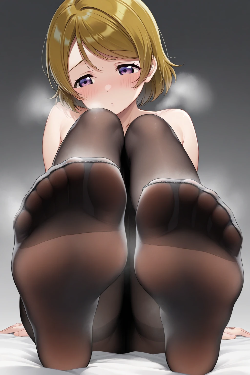 nsfw:1.6, Top quality, ultra high resolution, , (top quality, high resolution, 4K, detailed lighting, shaders, perfect anatomy, perfect proportions), eye of the beholder, (masterpiece, top quality) (top quality, 4K, 8K, high resolution, masterpiece: 1.2), highly detailed, (masterpiece: 1.3, top quality, ultra high resolution, ultra detailed), (top quality: 1.2), perfect eyes, perfect face, (top quality, 4K, 8K, high resolution, masterpiece: 1.2), highly detailed, (top quality, 4K, 8K, high resolution, masterpiece: 1.5), masterpiece, top quality, ultra detailed, top quality, high resolution, 32K CG, very delicate and beautiful, illustration, high resolution, sharp focus, very beautiful and detailed anime face, very detailed eyes, ((masterpiece)), ((best quality)), (super detailed), ((cute)), cute, ((very detailed)), 4K, (8K), best quality, (best quality, 8K, 32k, masterpiece, super high resolution, very detailed, impressionistic:1.2), blurred background, (two arms) , (two legs), (four fingers and 1 thumb) , only one belly button,
(Beautiful busty woman in her 20s: 1.1),(topless:1.6),(Beautiful blonde hair: 1.4). (White lace choker:1.4) (Necklace, bracelet, anklet: 1.4).(Bangs swept to the side, showing forehead: 1.5). (Dark skin: 1.6). (Perfect proportions: 1.6). (Small pink nipples: 1.3). (Full and beautiful breasts: 1.6). (Perky breasts: 1.5). (Thin waist: 1.2). (Slender figure: 1.2). (Beautiful buttocks :1.5), (On all fours, doggy style:1.8), (happy face:1.5), (on the bed:1.3), (seductive attitude:1.2),( pov:1.5),(white attractive clothes), (viewer is about to have sex with her:1.4), (Watery eyes:1.6),(pout kiss:1.4), (from behind:1.2),