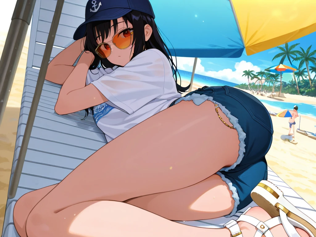 Zara was kneeling near her tent. Her skirt was see-through, hugging her body this way, that left no room for imagination.  the firm roundness of her ass was on display for his pleasure, the sexiest thongs, erotic stockings 