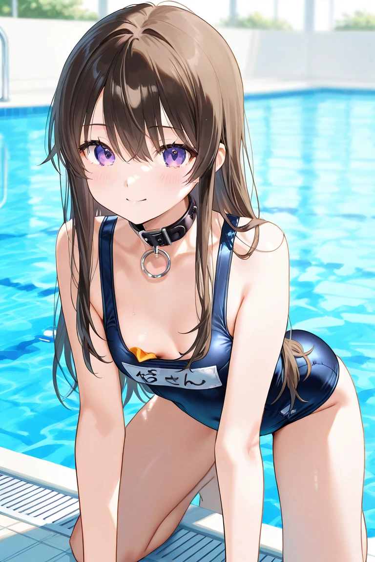 camel toe:1.4、Sweat、vapor、((protruding nipples:1.2)), (((long gloves:1.3)))、brown loafers、black calf length socks、Open your thighs wide to the left and right、squat on the ground、show off your crotch to the viewer, ((enamel bondage:1.3、sit, spread your legs:1.3, arm behind head ))、12 years old、absurd、bob hayne hair、flat lighting、elevation angle、sexy pose、highest quality、Complex、surreal、perspective, very detailed, detailed background, shape、1 girl、alone、small breasts、light smile, embarrassing, blush, ((((Poolside)))), (Sweat),