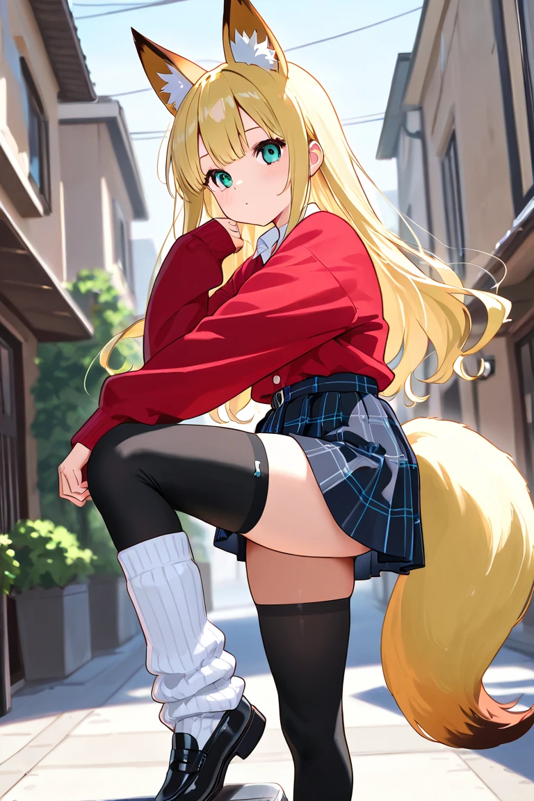 Secret play in the backyard ,  girl , (curtsy) ,  I’m bursting! , (legs apart:0.3) , My heart is beating fast , (back view:0.7) , (fart:0.7) , clothed