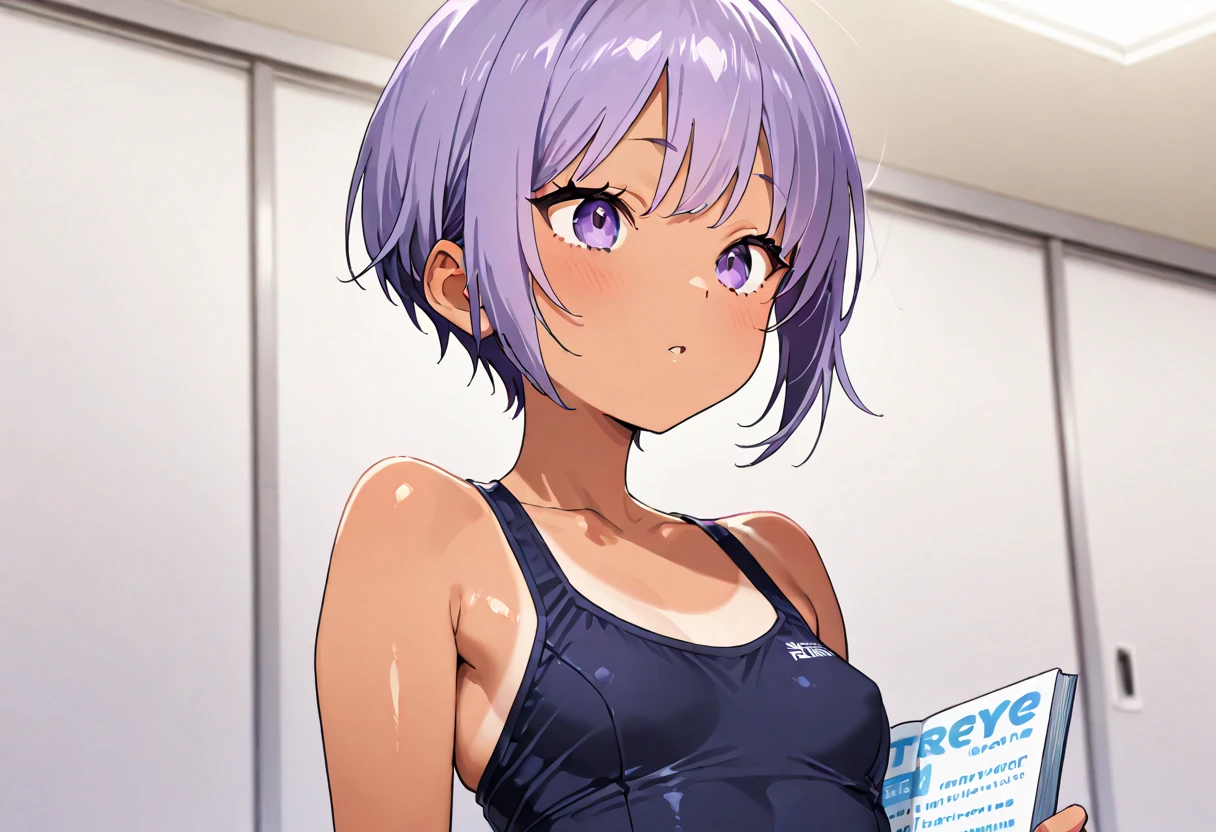8k,Highest,quality,(highest quality:1.1), (masterpiece:1.4), (Confused:1.0),
1 person, Deviluke Type, hair ornaments, Bobcut, Short Hair Pink Hair, Purple eyes,medium breasts ,(School Swimsuit), Her Room, (blush:1.2), smile,(Perfect Fingers),Squat,Spread your legs ,ass pov,Heavy breathing,masterbation,pussy line,