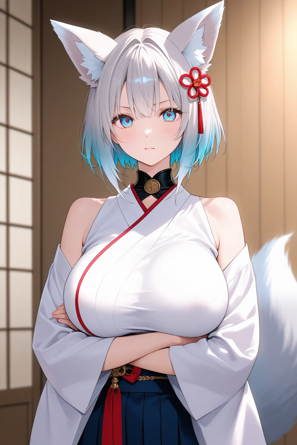 score_9,score_8_up,score_7_up, 1girl, moli, looking at viewer, kitsune