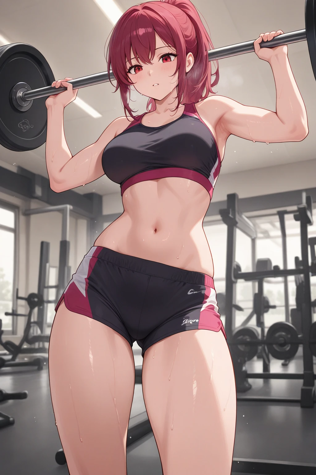 Wolf short shorts bikini gym