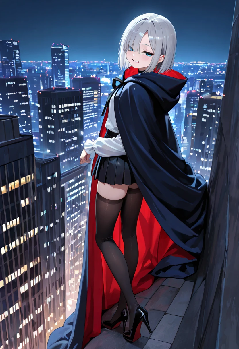 (((pixel-perfect, detail-perfect))), superhero, leotard, highleg leotard, bare legs, boots, full body shot, city backdrop, a high school girl transforms into a superhero by spinning fast in place like a tornado