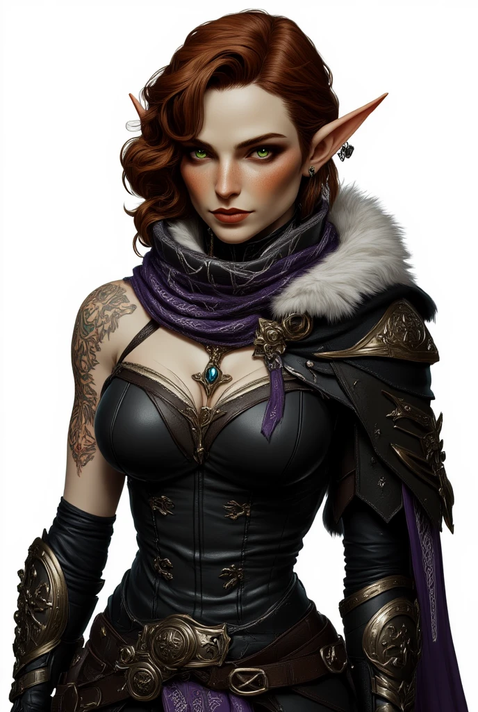 Same elven woman with darker Arabian skin tone, Arabic facial features, darker skin, high resolution 8k, masterpiece, detailed, best quality, award-winning photo, gorgeous sexy woman, outdoors, steampunk city,  steampunk 1900s, wearing open button shirt, tight blue jeans, attentive expression, flirting smile, small breasts, extra breasts, 4 breasts, 1girl, solo, chizuru, enamiKatsumiStyle, highres, hdr, (((best quality, masterpiece))), ultra detailed illustration, [extremely detailed face], hyper realistic, detailed, best quality, award-winning photo, gorgeous sexy elven woman, elf, elven, darker olive skin tone, dark brown hair in side braid, attentive expression , four breasts, steampunk ballroom, Steampunk, steampunk cowgirl, 4 small breasts, super detailed, beautiful and aesthetic, beautiful, masterpiece, best quality, raw, masterpiece, steampunk cowboy super fine photo, best quality, super high resolution, photorealistic realism, dynamic pose, vibrant eyes, (from the front), detailed face, detailed complex busy background, elegant, highly detailed skin, realistic skin details, sharp focus, 8k uhd, DSLR camera, high quality, photo realism, steampunk city, translucent, full body, cowboy