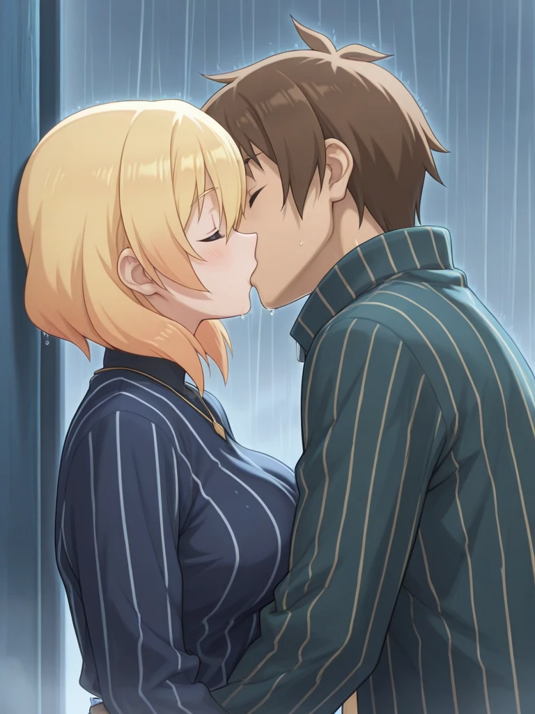 (Mother and little son:1.4), nsfw, Soft and dreamy light, Pale white light, Transparent, 1 female, ((Blonde:1.3), Pixie Cut, Fishtail, Her hair is tied with a red ribbon), Face in perfect detail, Perfectly detailed by hand, (Green Eyes), Parted bangs, (Large Breasts, cleavage:1.2), Charm,Beauty, Long eyelashes, masterpiece, Absurd, Highest quality ,Intricate details , (Shiny skin, Shiny body, Shiny Hair), Adult , Earrings, lift skirt, show off pussy, embarrassed, tomboy, blush, looking at view, troubled eyebrow, , (1boy, little boy, 8 years old, Black-haired boy:1.3), (Woman is wearing shirt:1.2), looking down, looking away, open mouth, (pussy juice:1.2), spoken heart, breast sucking, breast sucking, (a woman and a little-boy having sex:1.5), missionary position, wet sweat, dripping, window, (tatami:1.2), spread legs, (fingering, grabbing breast:1.2)