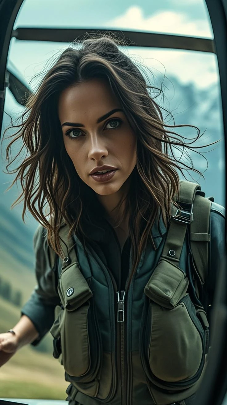 Angelina Jolie Dark photo: With her body covered, sitting next to an old boat, realistic epic, halo portrait, sunglasses, blue eyes, plaid scarf, white hair by Atey Ghailan, by Greg Rutkowski, by Greg Tocchini, by James Gilleard, by Joe Fenton, by Kaethe Butcher, yellow gradient, black, brown and magenta color scheme, grunge aesthetics!!! Graffiti brand wall background, art by Greg Rutkowski and Artgerm, soft cinematic light, Adobe Lightroom, Photo Lab, HDR, intricate, highly detailed, (depth of field: 1.4), faded, (neutral colors: 1.2), (HDR: 1.4), (soft colors:1.2), hyperdetailed, (Artstation:1.4), cinematic, warm lights, dramatic light, (intricate details:1.1), complex background, (Rutkowski:0.66), (blue and orange:0.4)
