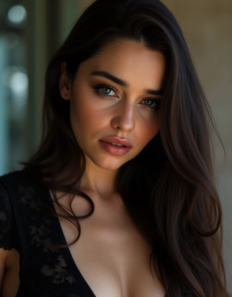 ((best quality)), ((master part)), ((ultra realistic)),(Dynamic sexy pose), obra-prima sexy 21 anos morena, ((Cabelo amarrado)), rosto detalhado impressionante, sorridente, Olhos detalhados, Antecedentes detalhados, detalhes intrincados, edge lighting, profissional, master part, Realistic, rugosidade, ultra realistic, master part, Realistic, rugosidade, ultra realistic, Fotografado em uma Canon EOS 21 , Lente 50mm , HDR, 8K resolution, Altas, High detail, foco nítido, liso, rugosidade, vida real, fotorrealismo, fotografia, 8k UHD, Corpo da ampulheta, encaixar, perfect jawline, beautiful face, clivagem, corpo esguio, Corar, ((Black lace knitted bathrobe)), inclinando-se para a frente no banheiro, ((Closeup POV))