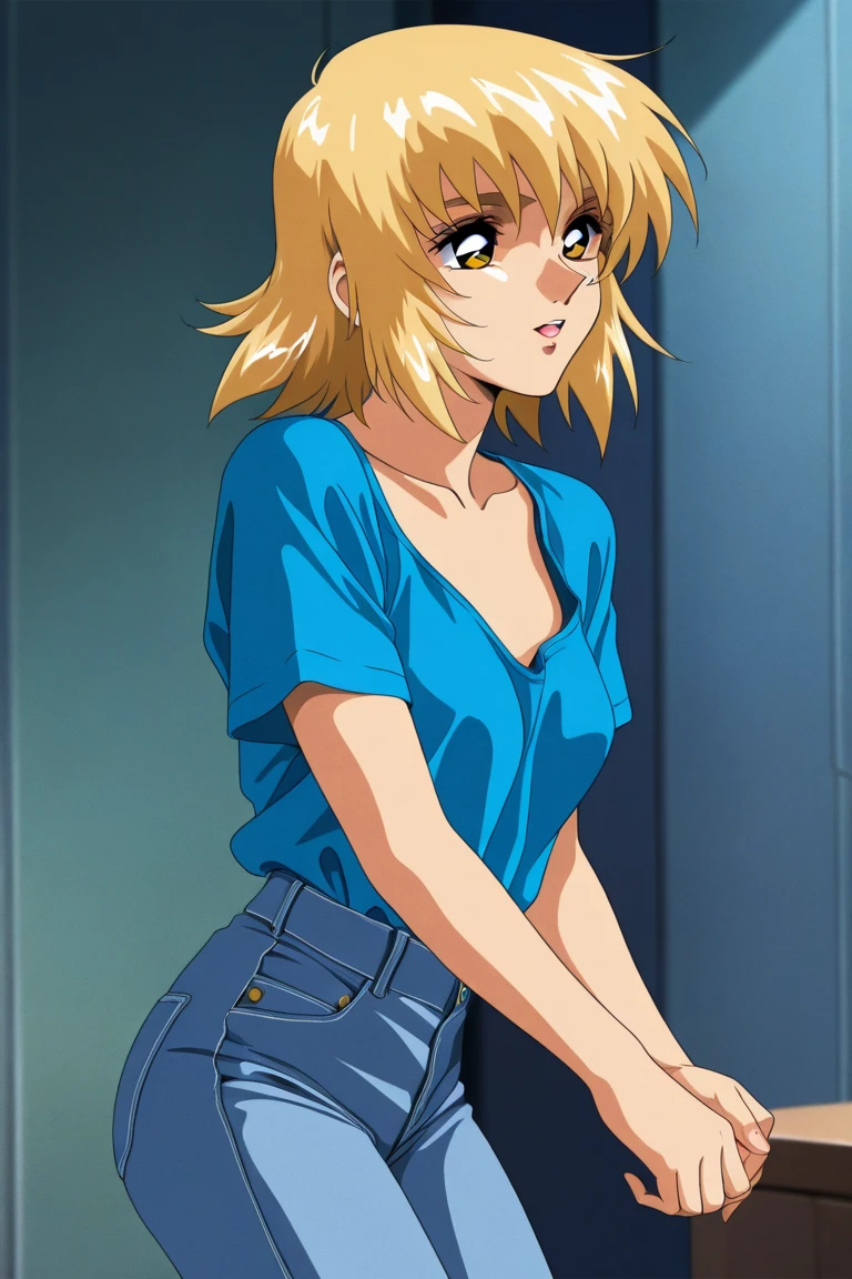(((Spread your legs wide and insert your dick:1.25)))、(((Sexy panties:1.25)))、(((Sexy breasts:0.95)))、(masterpiece, Highest quality:1.2, Sharpness drawing:1.4), ((In the hospital)), One girl, alone, Mob Nurse, Light blue vintage nurse costume, Upper Body, Pokies:1.2, short hair, Blonde, Brown eyes, Clear drawings、Sharp contours、Clear images、
