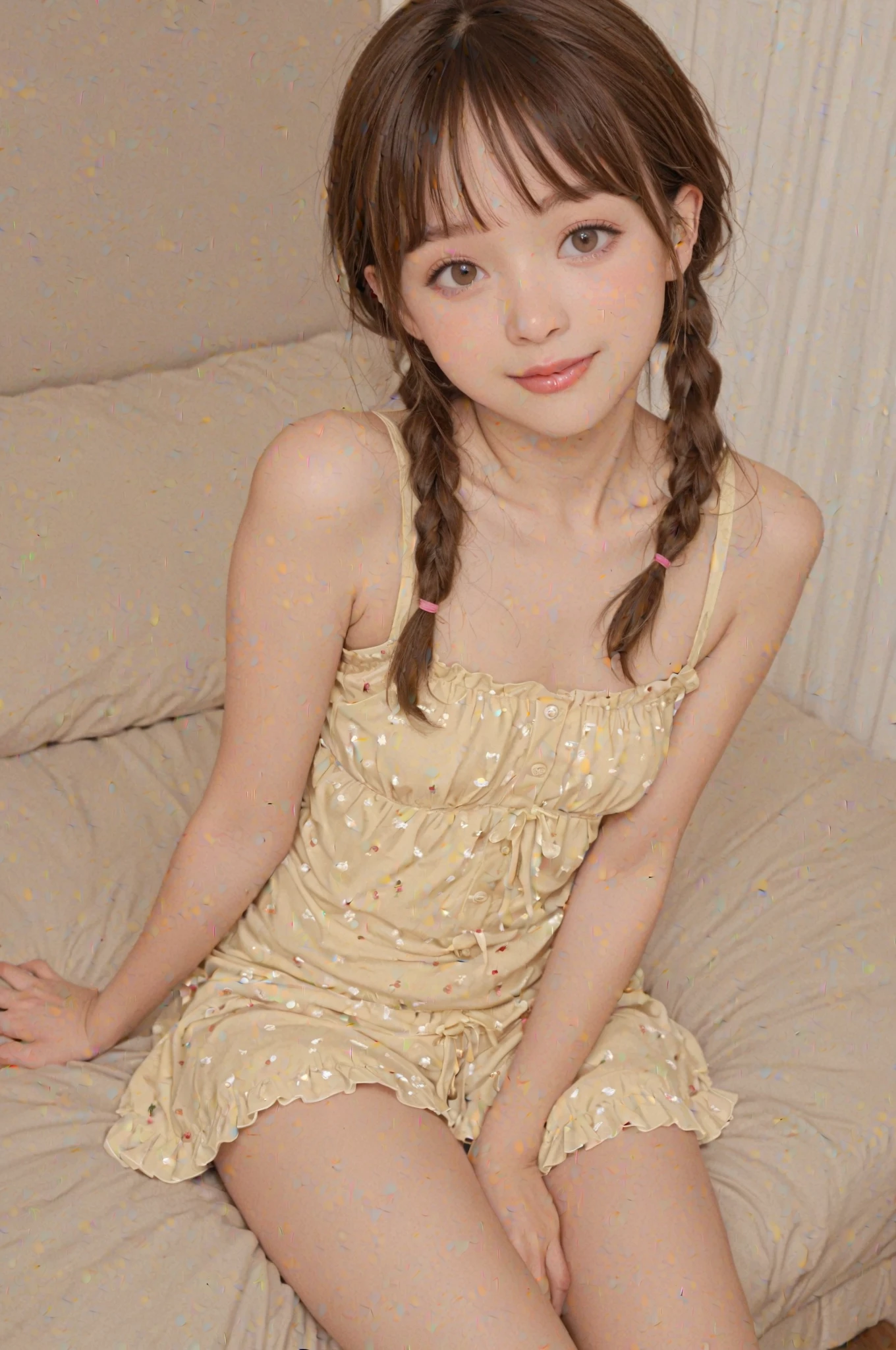 1 woman, Long hair, Simple background/No background, Maid headdress, high resolution, High Detail, Blushing,
