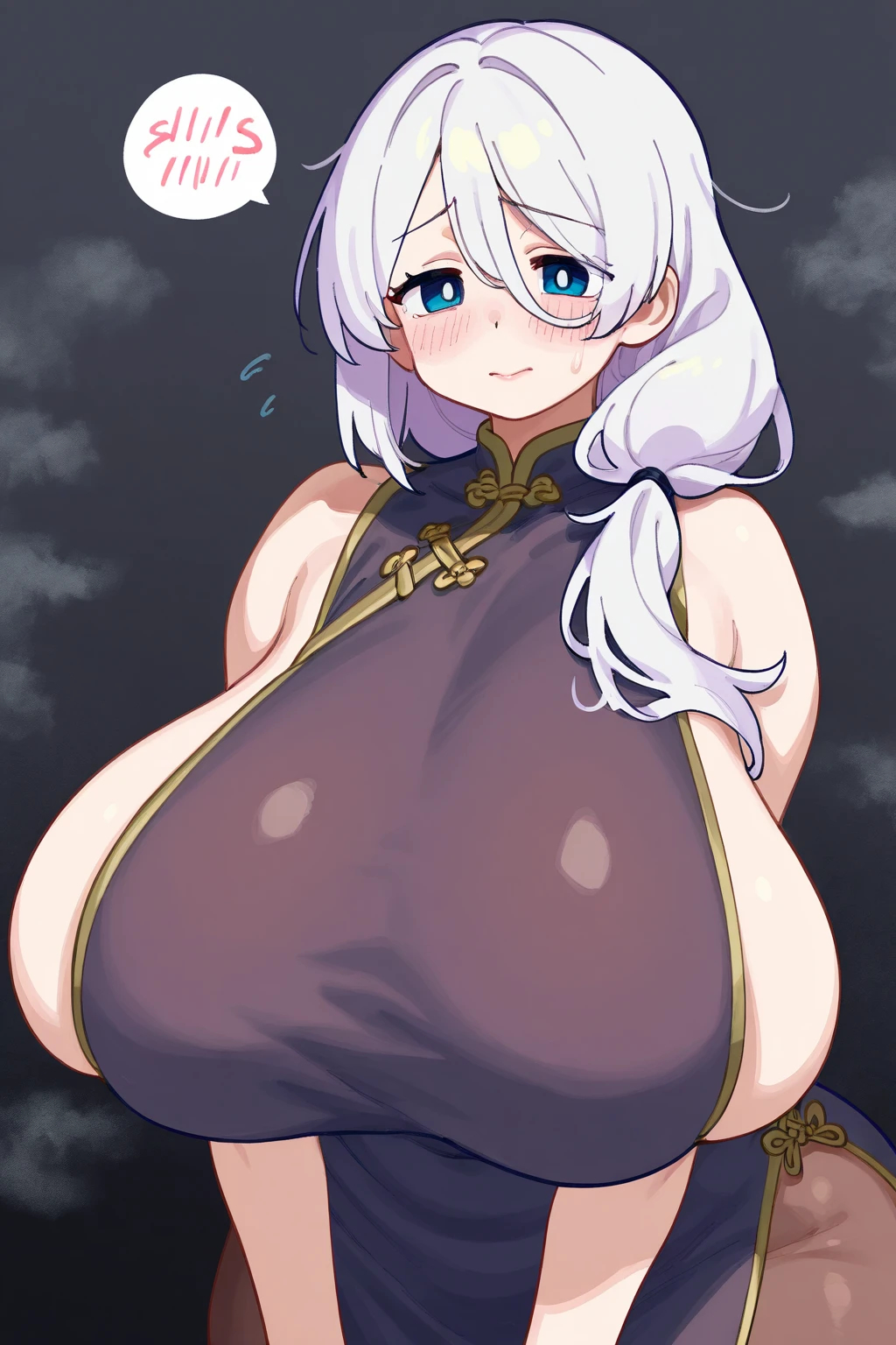 Hololive、Cat porridge、Cat girl、Full Color、China dress、girl、Despairing face、Crying face、The hair color is always light purple、Sweaty skin、In public、public、The sky is night、Big Tits、Pregnant belly、Breast milk、Pussy juice、garden、field、Yagura standing back sex、rape、Peeing、Creampie、Climax