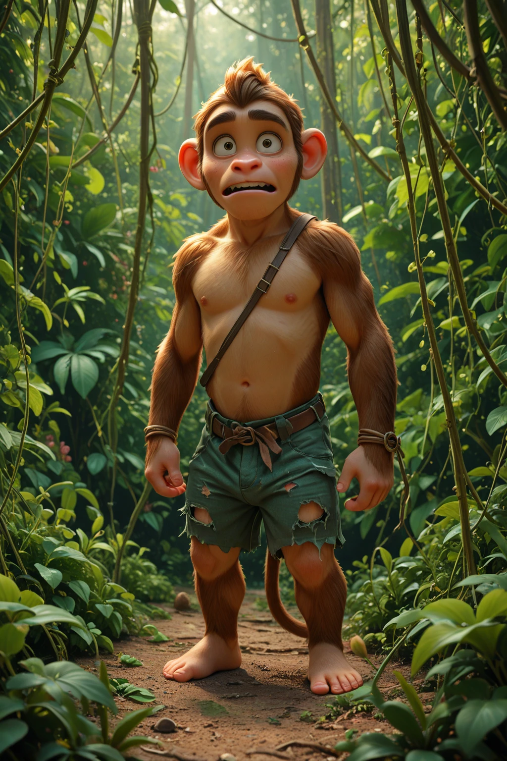 A BIG NAKED MONKEY
