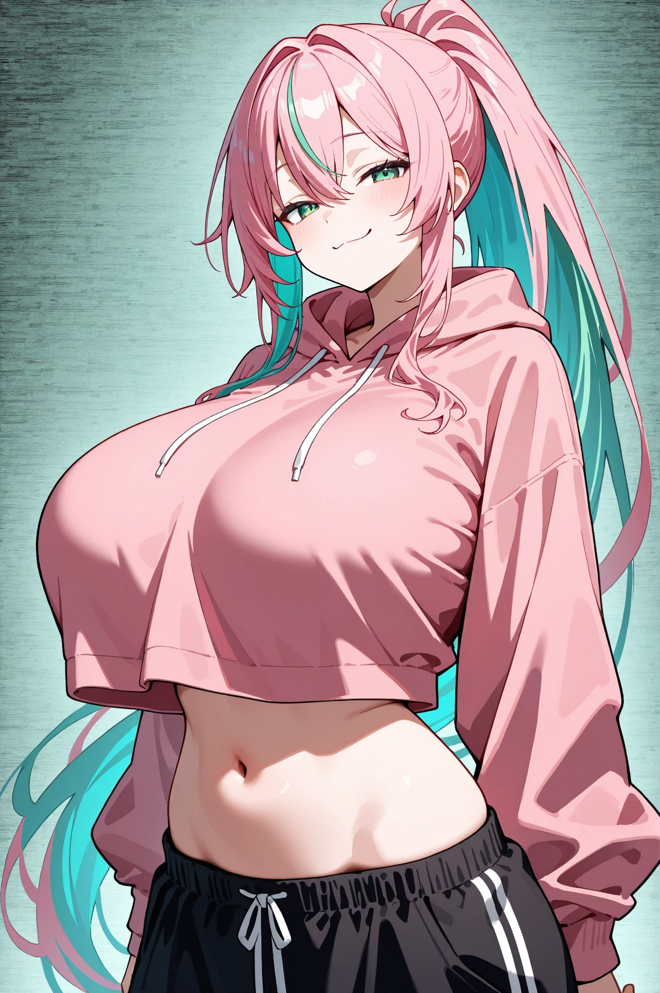 best quality, 8k, sharp focus, depth of field, best shadows, perfect lights, HDR, realistic skin texture, detailed, hyper detailed background, solo, 1 woman, Yuna crawford, pink hair, ponytail shorts and messy bangs, green eyes, small boobs, wearing a sexy lewd blue college dress, showing off her pink panties, shoulders showing, at a military school, anime style inspired by trails of cold steel IV, lewd, Ecchi, blushing, showing her pink panties in classroom