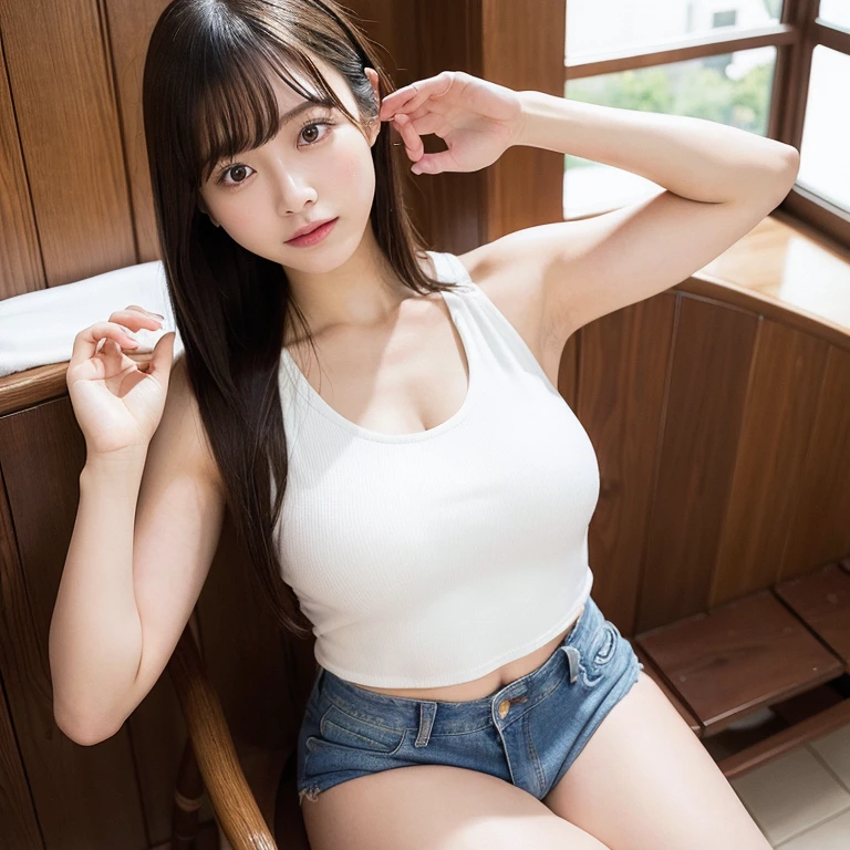 you are a dog。quadrupedal。place hands and feet on the ground。She can see through the shirt。The cutest gravure idol pose in the world、Perfect proportions、Large Breasts, valley, cute、((18-year-old female:1.2))、Young and adorable Japanese face,Official Art,Very detailedな CG Unity 8K 壁紙,(masterpiece:1.0),(Highest quality:1.0), 超High resolution,4K,Very detailed, photo shoot, 8K, Hmph, High resolution, Kodak Portrait 400, Film Grain, Lens flare brilliance,高いest quality,8K,Hmph:1.2),Portrait Shot,8K