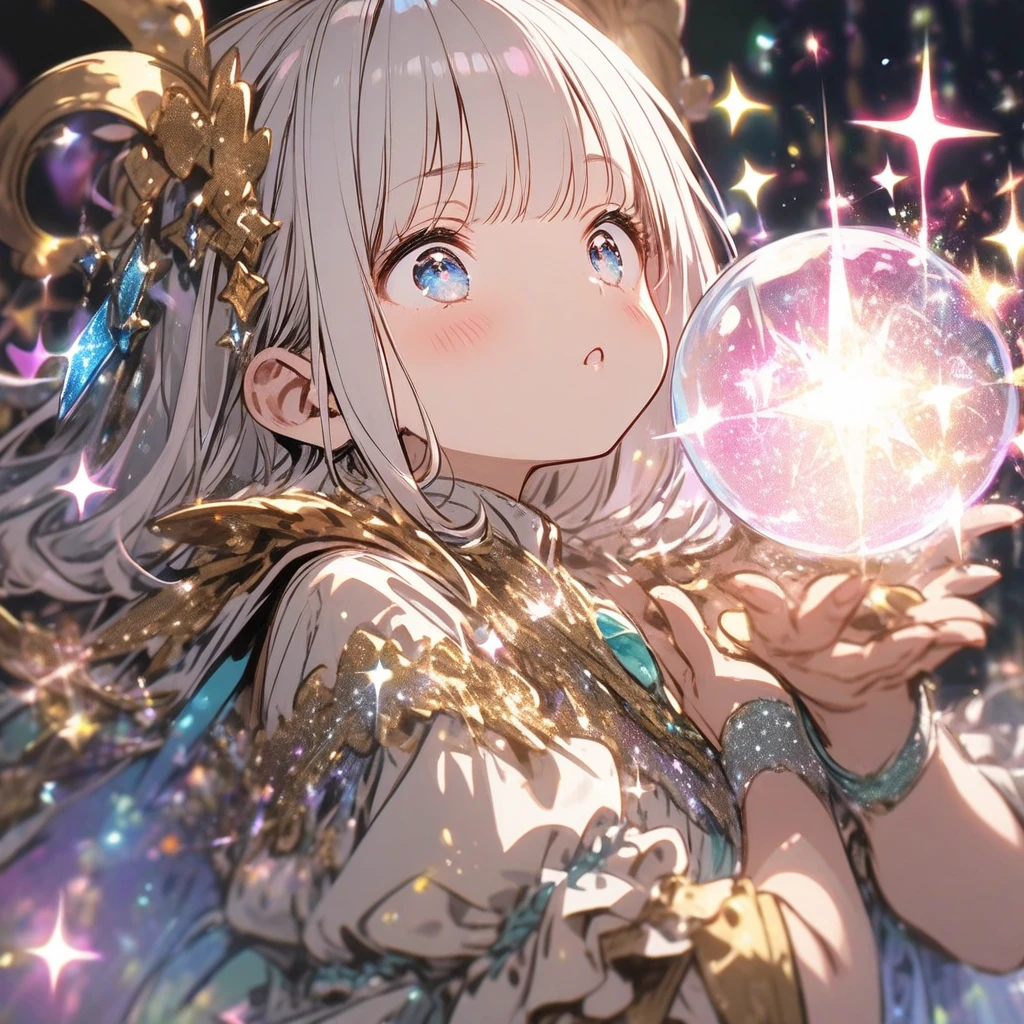 anime girl with blue hair holding a glowing ball in her hand, guweiz on pixiv artstation, artwork in the style of guweiz, guweiz on artstation pixiv, artgerm and atey ghailan, trending on artstation pixiv, wlop and sakimichan, beautiful celestial mage, keqing from genshin impact