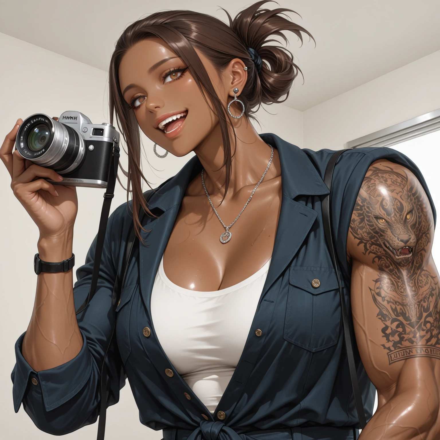 Muscle woman  life is strange chloe instant camera